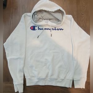 Champion hoodie in white - Small